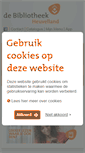 Mobile Screenshot of heuvellandbibliotheken.nl