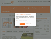 Tablet Screenshot of heuvellandbibliotheken.nl